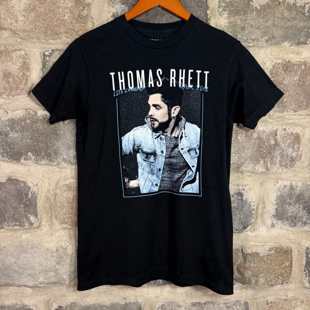 Thomas Rhett Life Changes Tour 2018 Black T Shirt Concert Music Woman's Medium